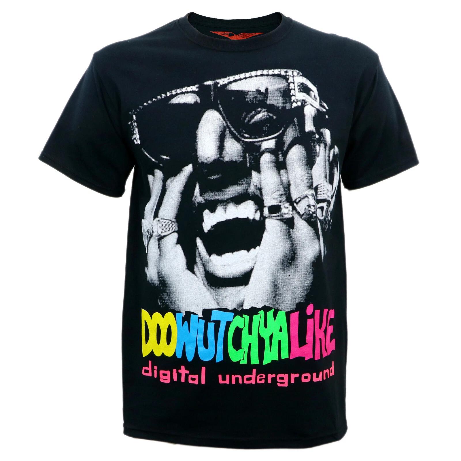 DIGITAL UNDERGROUND Doowutchyalike Slim-Fit T-Shirt Black 2XL NEW XL