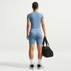Nike Dri Fit Quick Dry T Shirts Women's Work Blue/White Crew Neck
