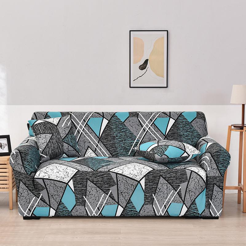 Sofa Cover Geometric Couch Cover Pets Corner L Shaped Chaise Longue Sofa Slipcover 1Pc