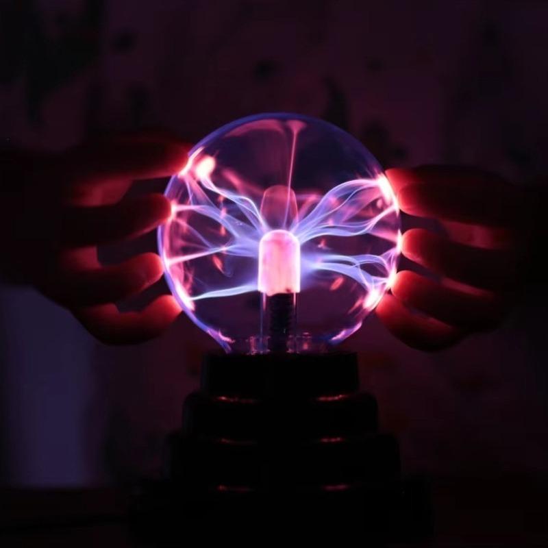 3 Inch Magic Plasma Ball Lamp Electric Lamp Night Light Touch Atmosphere Christmas Kid Gift Table Lights Sphere Plasma Lamp
