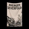 Rock Band Flag Tapestry AAvengeds Sevenfolds Aesthetic Room Decor Background Cloth Wall Art Decor OutDoor Concert Party Banner