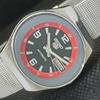 Gebrauchte Vintage Seiko 5 Automatik 6309A Japan Herren D/D schwarz Uhr 539-a284338-2
