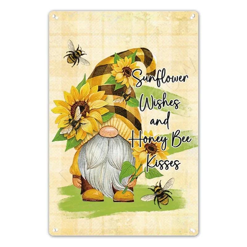 Gärtnern, weil Morden falsch ist Vintage Metallschild Lustige Pflanzen Retro Schild für Garten Außenwanddekor Home Sweet Home Schild