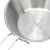 4Pcs Camping Bowls 300ml Stainless Steel Foldable Handle Widely Used Stainless Steel Bowls for Camping Hiking Outdoor