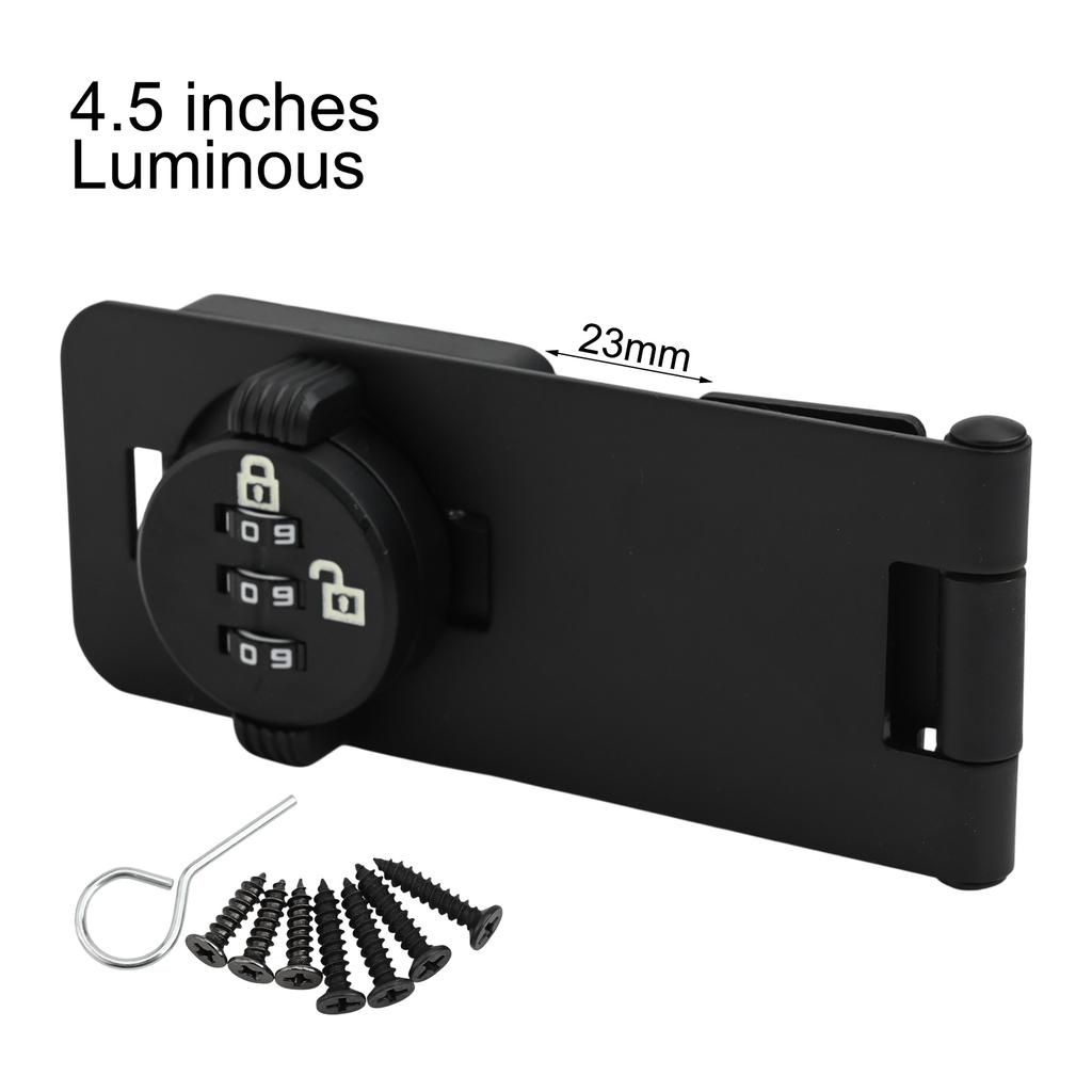 Password Lock Keyless Combination Lock Indoor Security 1000 Unique Combinations Enhanced Security Mechanism For Kitchen Cabinets
