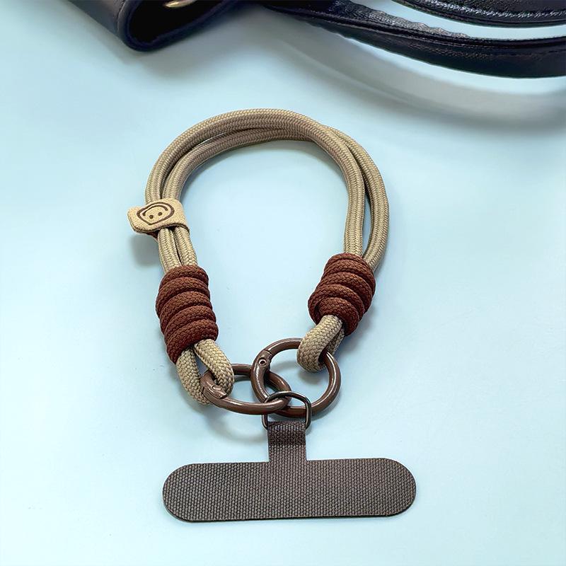 Breloc Piele Teckel Pui & Șnur Telefon