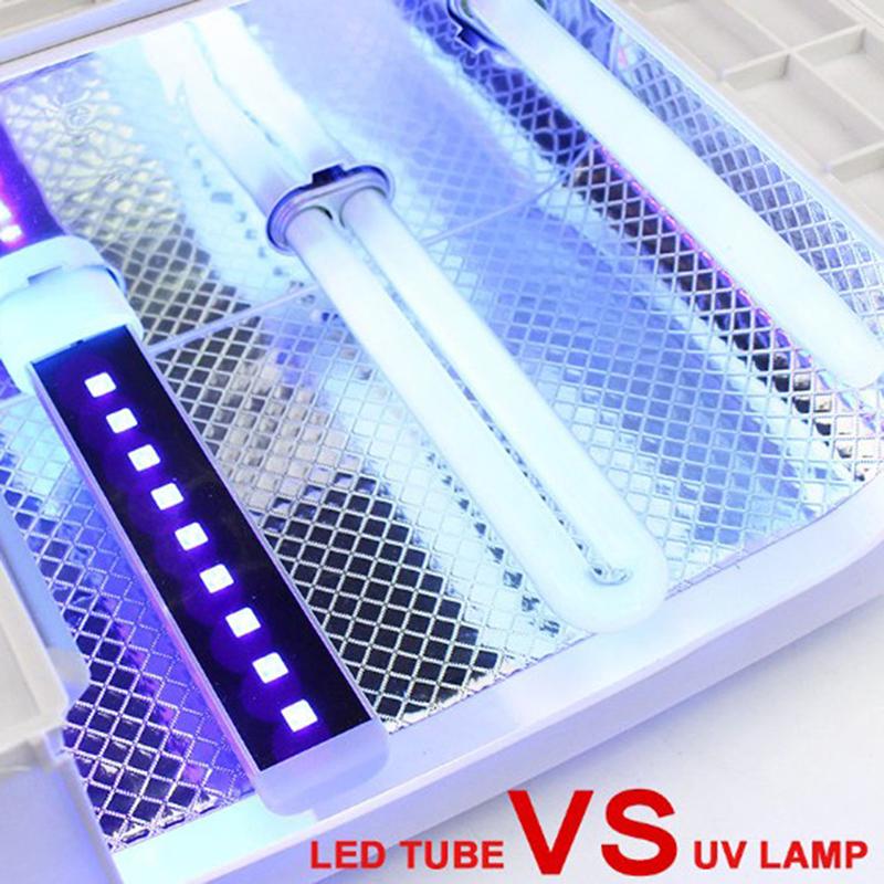 9W 9Leds Electronic Phototherapy Led Lamp Light Bulb For Nail Art Uv Gel Dryer