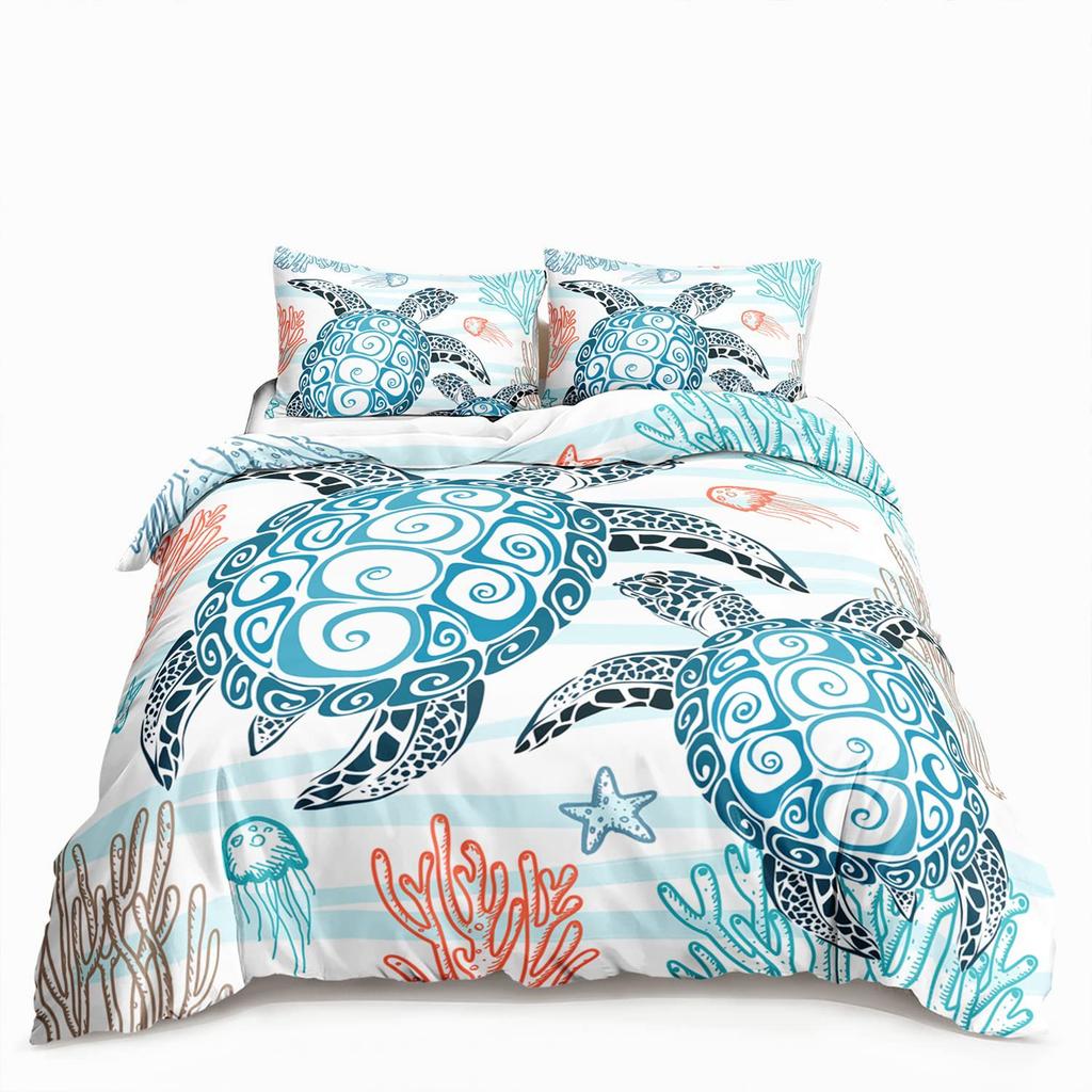 Farmhouse Animal Cow Three-piece Quilt Cover Cow Digital Printing Bedding Set Bed Cover