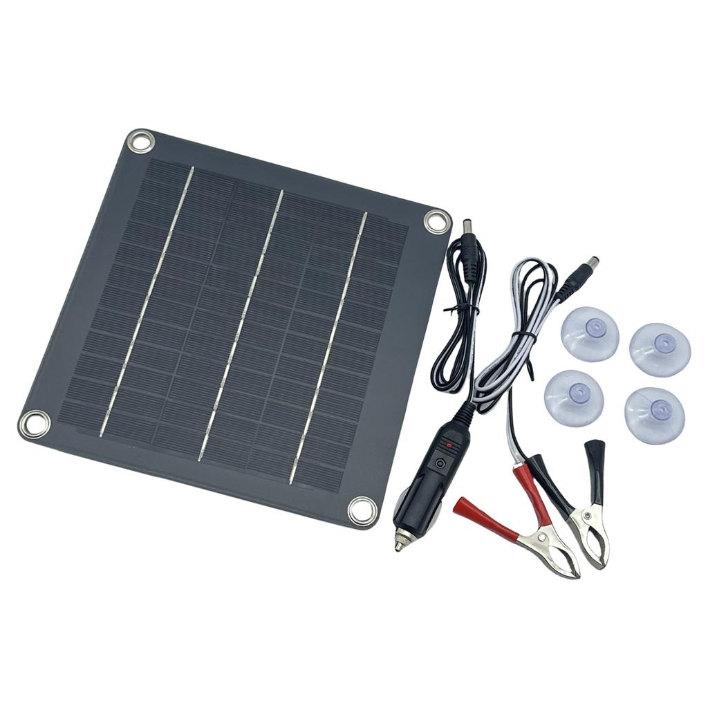 10W 12V Solar Panel Dripping Glues Plate With Wire Solar Panel Polycrystalline Silicon Board for Toy Car Use