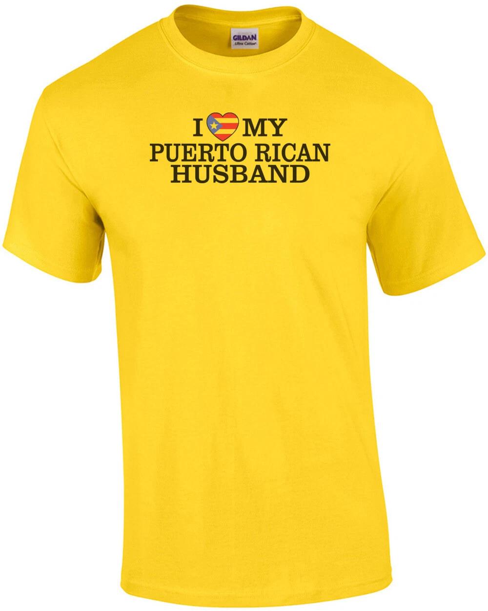 I Heart My Puerto Rican Husband T-Shirt 3XL