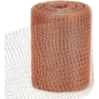 Recinzione anti-lumache in strisce di rame, rete anti-lumache, aiuola in lana metallica al 100%, anti-ratto (10m)