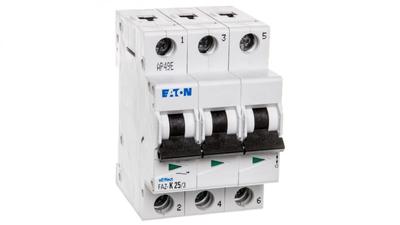 Overcurrent Circuit Breaker 3P K 25A 15kA AC FAZ-K25/3 278913