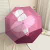 Adorable Ballerina Cat Pink Tutu Print Umbrella - Auto Open/Closed, Outdoor Gear, Lightweight & Durable 085