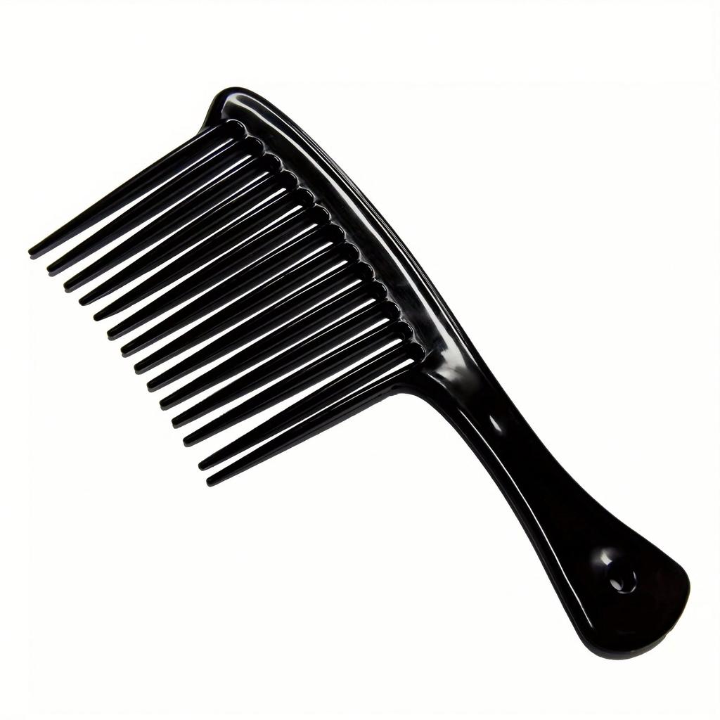 1pcs Large Wide Tooth Comb, Specially Designed For Home Hair Salons, With Curly Hair And Fluffy Styling, Anti-Static Hair Care Comb