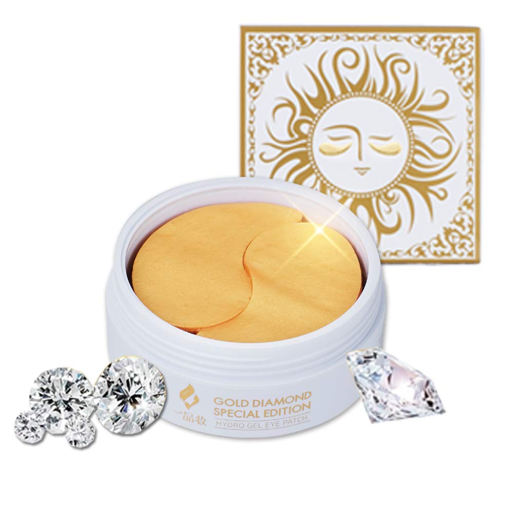 Gold Diamond Eye Patch Hydrogel Eye Pack Pieces Care Eye Mask Eye Cream (60 total)/Eye Patch/Eye Pack/Eye