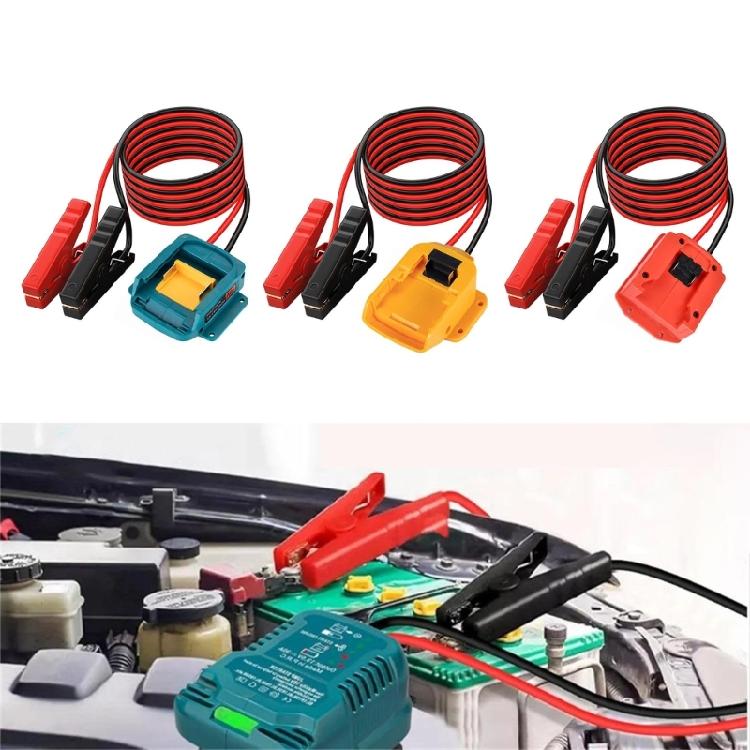 Reliable Automotive Boosters Cable Adapter with Temperature Resistant Efficient Car Jump Starter Adapter for Devices 