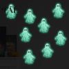 DIY Ghost Scene Wall Murals Luminous Stickers for Halloween Decoration, Glow in The Dark PVC Decals Indoor Outdoor Glass Door Windows And