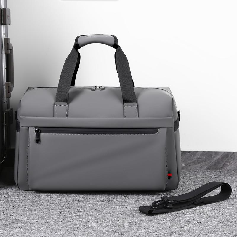 Men's Casual Versatile Horizontal Handbag Daily Travel Business Commuter Bag Large Capacity Handbag