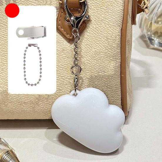 Keychain Pendant Cat Paw Cloud Heart Design Purse Light Ultra-Thin Touch Sensor Light Rechargeable LED Lamp