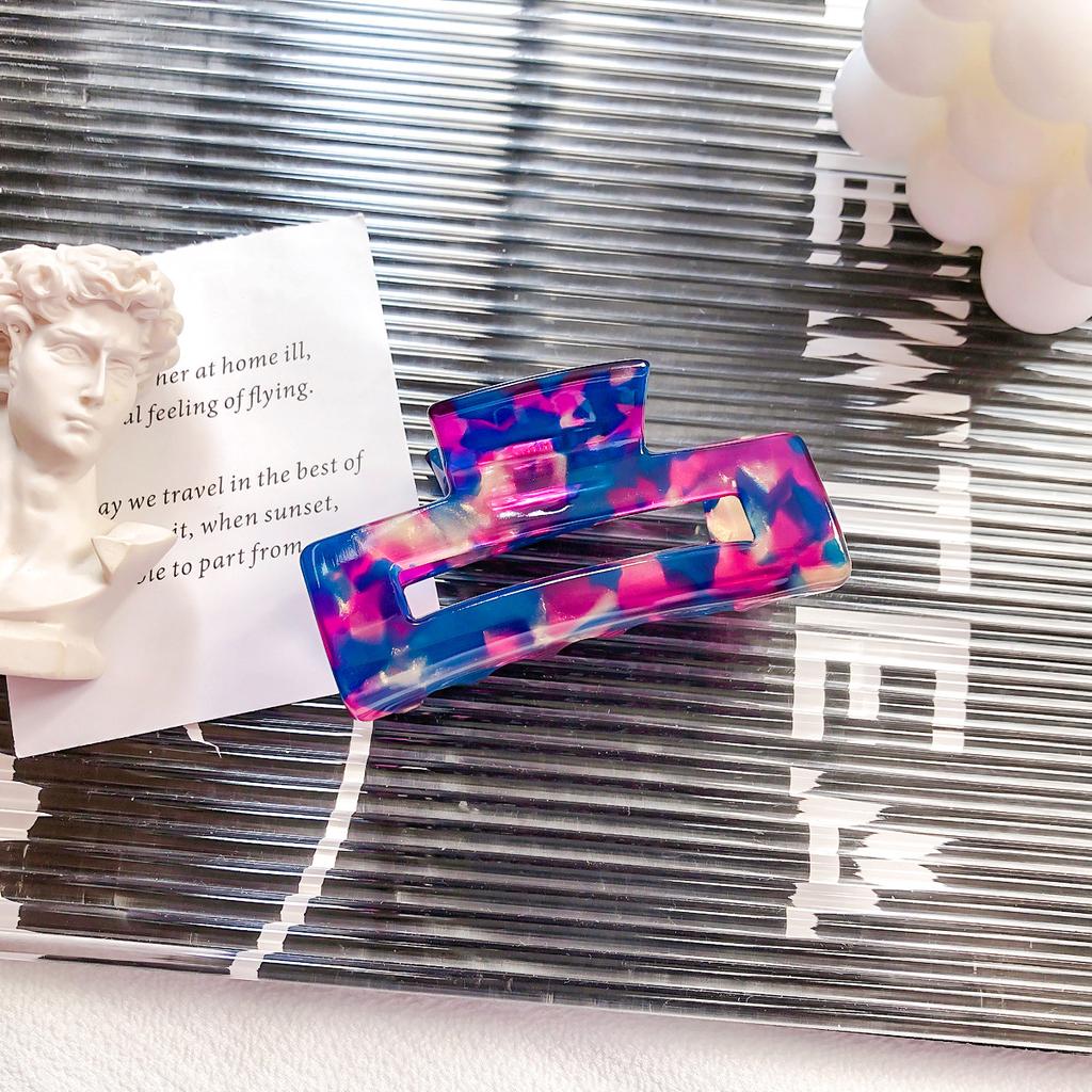 Große Acetat Leopardenmuster Acryl Haarnadeln Haarspange Krabbe Haarspangen Für Frauen Mädchen Haaraccessoires Kopfschmuck Party Geschenke