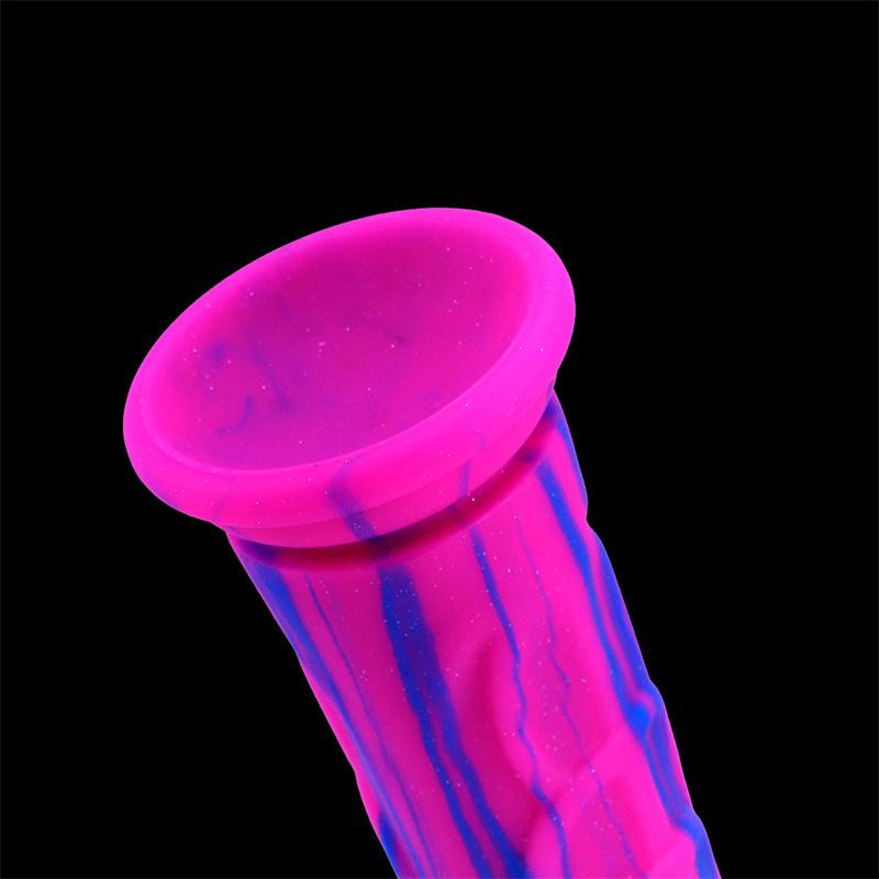 Mixed Color Liquid Silicone Eggless Simulation Penis Dildo Female Masturbation Device Anal Anal Plug Anal Expansion Device