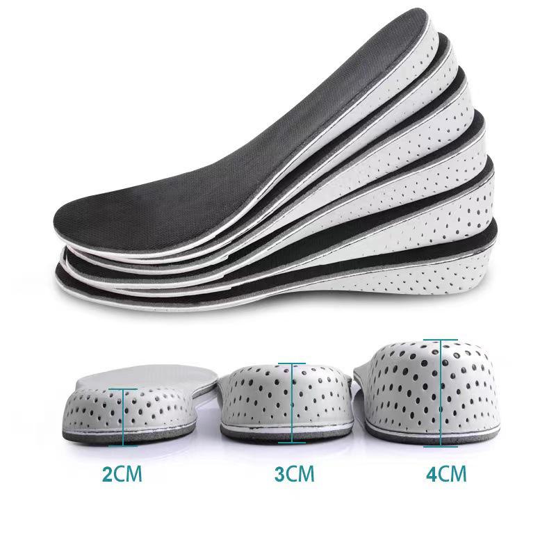 EVA Sports Shock-Absorbing Invisible Heightening Insoles - Breathable, Comfortable, Unisex, Ideal for Long Standing