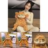 Kreskówkowa Pluszowa Zabawka Garfield Grumpy Kot Miękki Pluszak Poduszka Lalka 12-18 Cal**