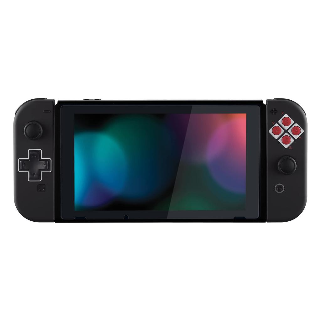 EXtremeRate Switch-Handheld-Controller-Shell-Gehäuse für Tastenmuster-Schaltergehäuse für OLED mit vollständigem Tastensatz NES Joy-Con (Richtungsversion),