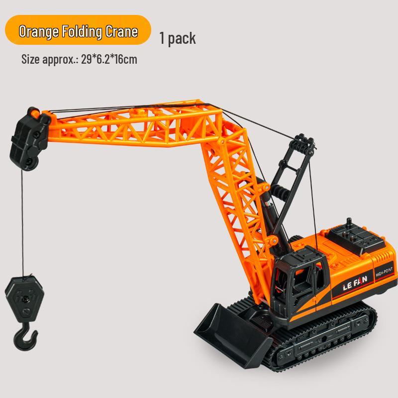 Eylemsizlik Mühendislik Aracı için Damperli Kova ve Forklift Durdurma Arabası Modeli ile Çocuk İtmeli Ekskavatör Oyuncağı.