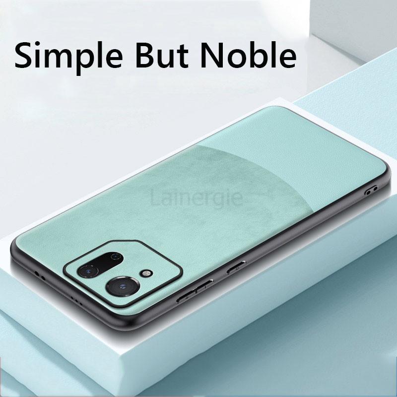Simple Plain Skin Leather Soft ShockProof Back Cover Case For ROG Phone 9 Pro 5G Phone Cases Fundas