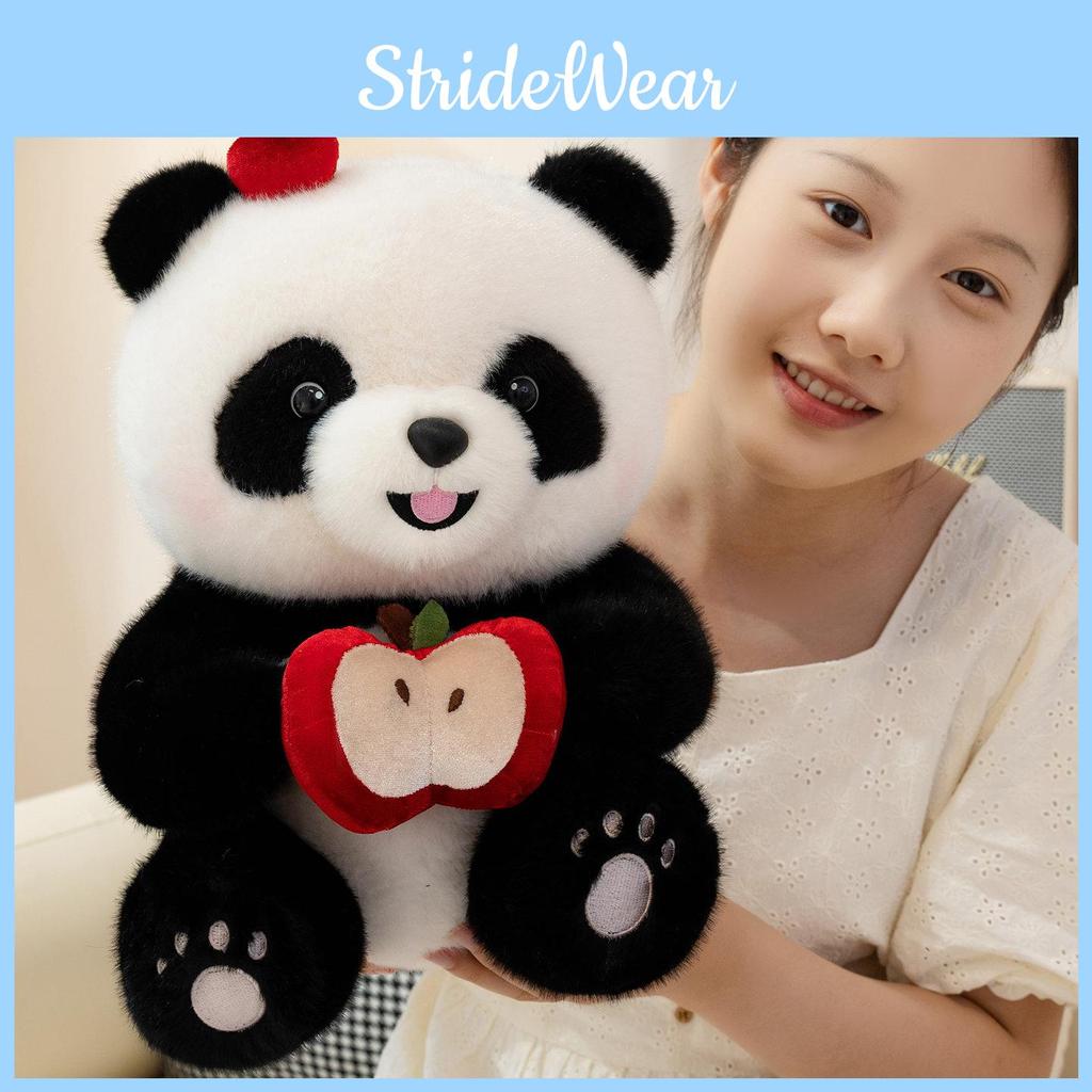 Cute Umbrella Handheld Panda Plush Backpack Doll Pp Cotton Filling