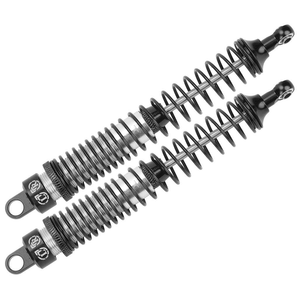 2Pcs 130mm RC Metal Shock Absorber Damper Set for HSP   RGT   Himoto   Redcat 1 10 RC CarBlack