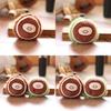 Chestnut Plush Doll Keychain Pp Cotton Stuffed Animal Bag Charm Gift For Kids Teens