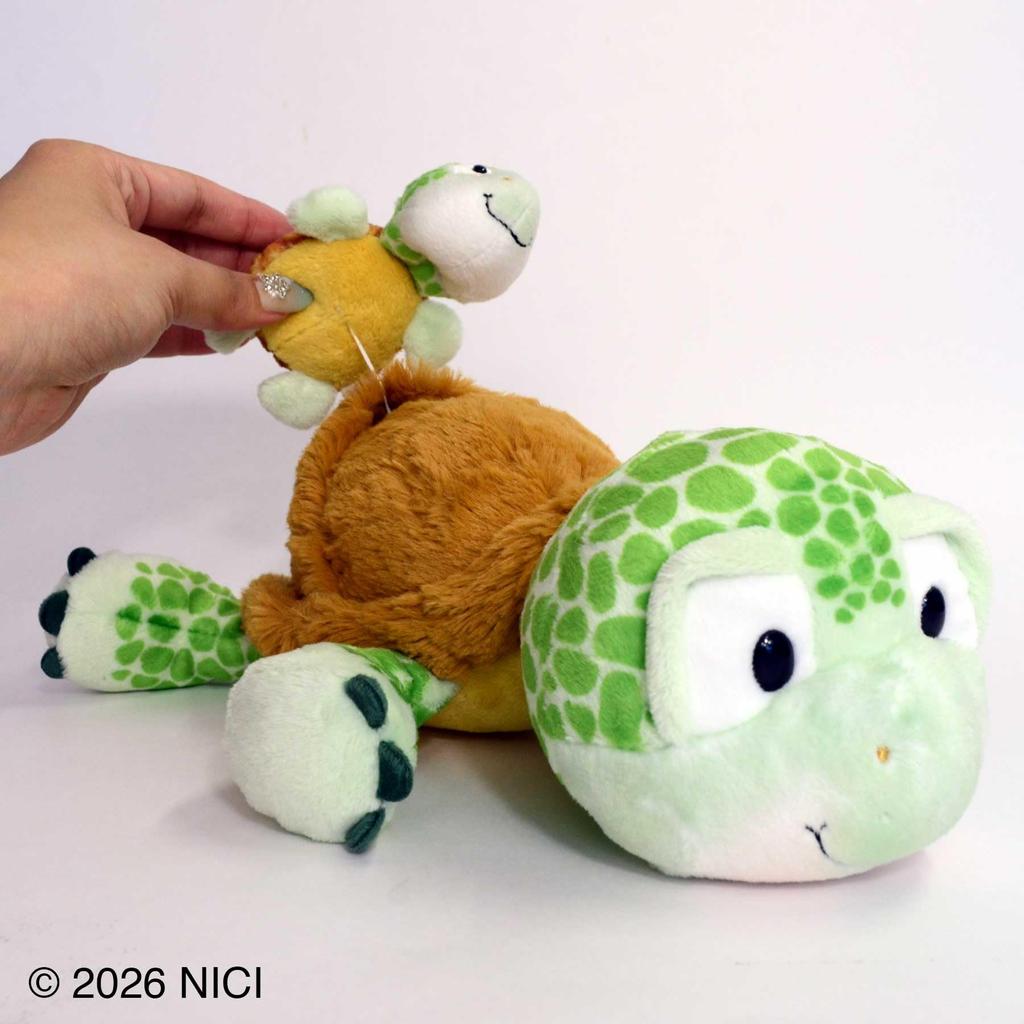 NICI Homies26 Turtle Parent and Child Plush Toy (28cm)