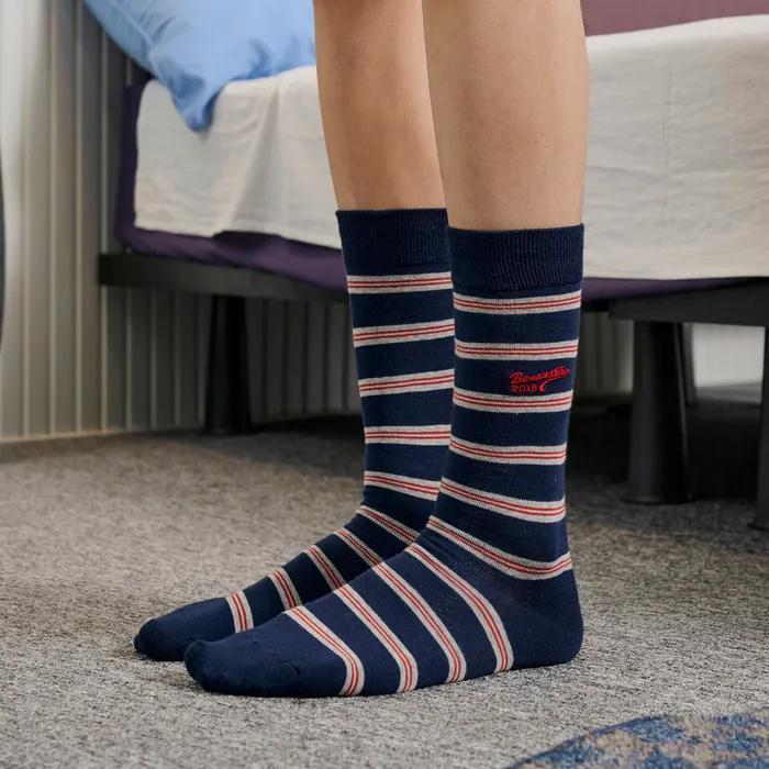 [Banana Brothers/26SS] Brooks Multi-Stripe High Crew Socks 2 Colors