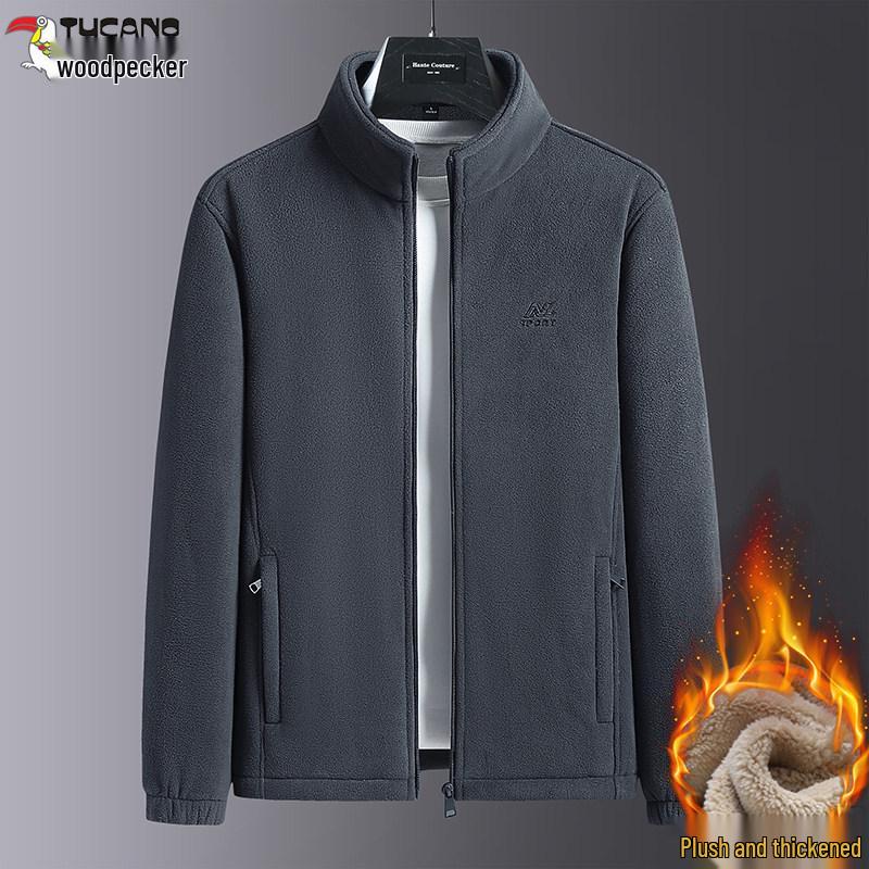 Woodpecker Men's Autumn/Winter Lambswool Fleece Jacket