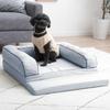 Tansu No Gen Pet Bed with Steps, Machine Washable, High-Resilience 25D, Water-Repellent, for Senior Dogs, Washable Dog Bed, 81900160(92021)