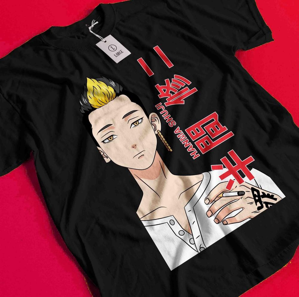 

Tokyo Revengers T-Shirt Manjiro Sano Shirt Takemichi Hanagaki Tshirt Ken Hakkai BB1734 M