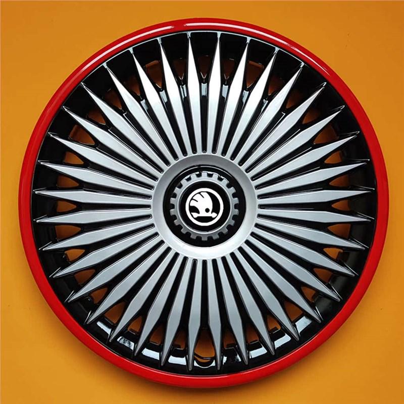 Wheel Covers for Skoda Fabia/Rapid: 14-inch/15-inch Spoke Steel Decorative Caps