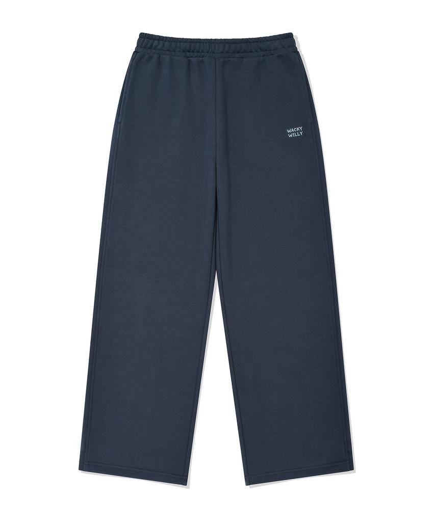 WACKY WILLY Women'S Semi-Wide Sweatpants Navy