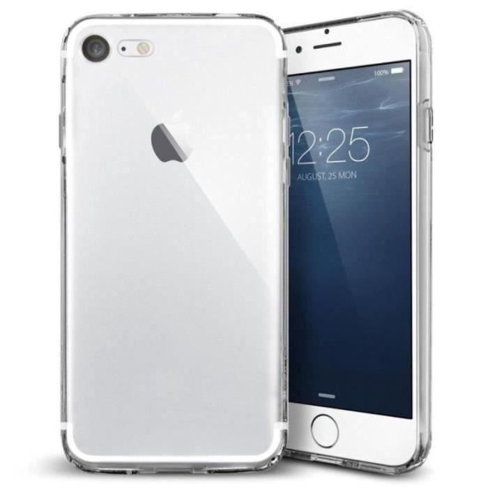 Case - Apple - iPhone 8 - Soft Silicone - Transparent - Lightweight and Unbreakable
