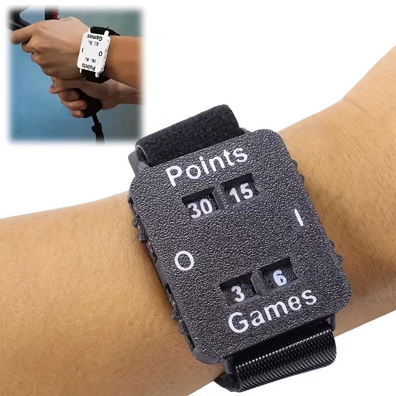 Tragbares Cricket-/Tennis-/Padel-Punktzähl-Armband Sofortige Punkterfassung Kein Speicherverlust Geeignet für Trainer, Schiedsrichter, Spieler