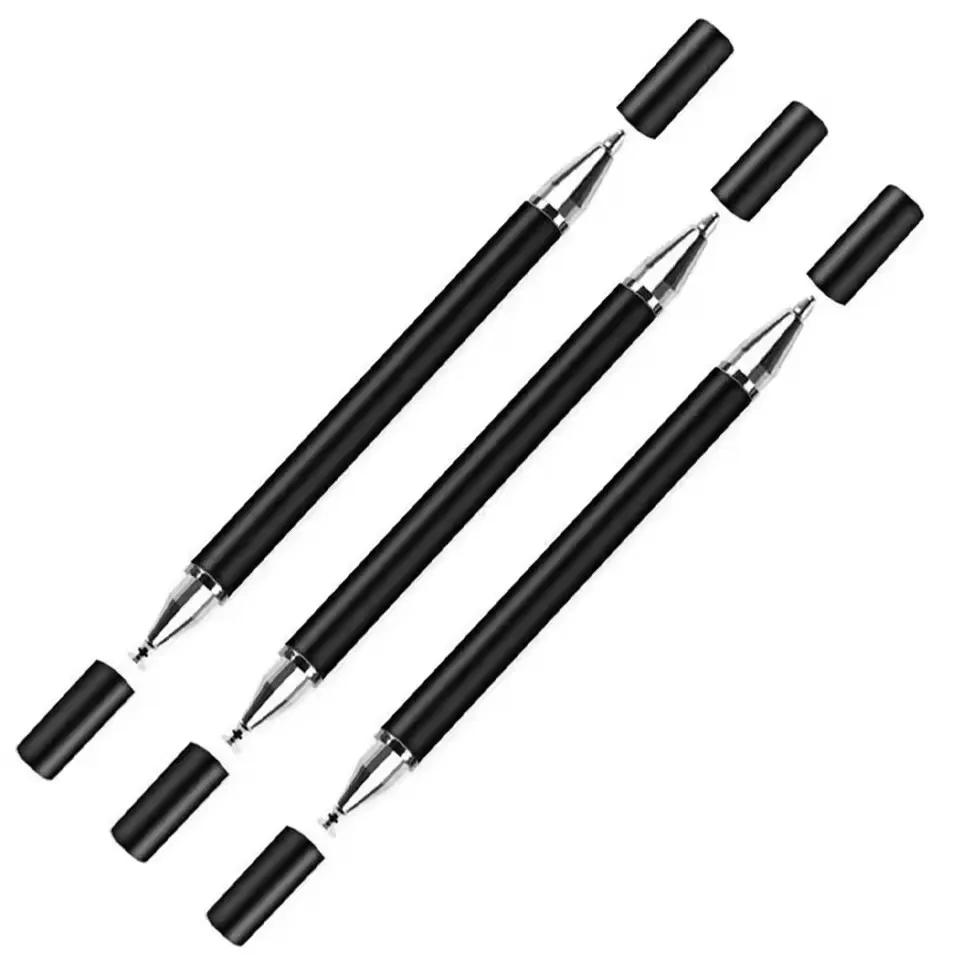 2-in-1 Tablet-Stift Stylus-Stift Zeichenbildschirm-Touch-Stift für iPhone iPad Tablet Kapazitiver Zeichenstift für Mobiltelefon Android-Telefon