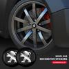 Neuer 56mm Auto Styling Radnabenkappen Aufkleber Zubehör für Peugeot 206 207 208 306 307 308 508 106 107 108 2008 3008 5008