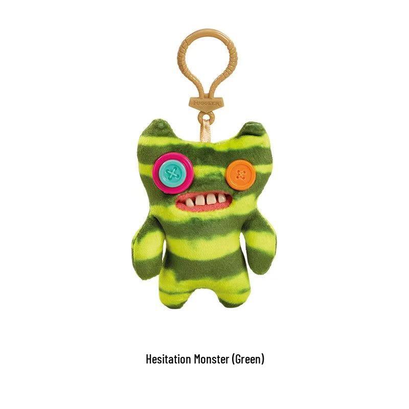 

Оригинальный плюшевый брелок Fuggler Монстр с большими зубами для прорезывания зубов - Уродливо-милая игрушка с зубным сокровищем Genuine