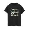 Disney Womens/Ladies Mickey Mouse Merry & Bright Cotton Boyfriend T-Shirt