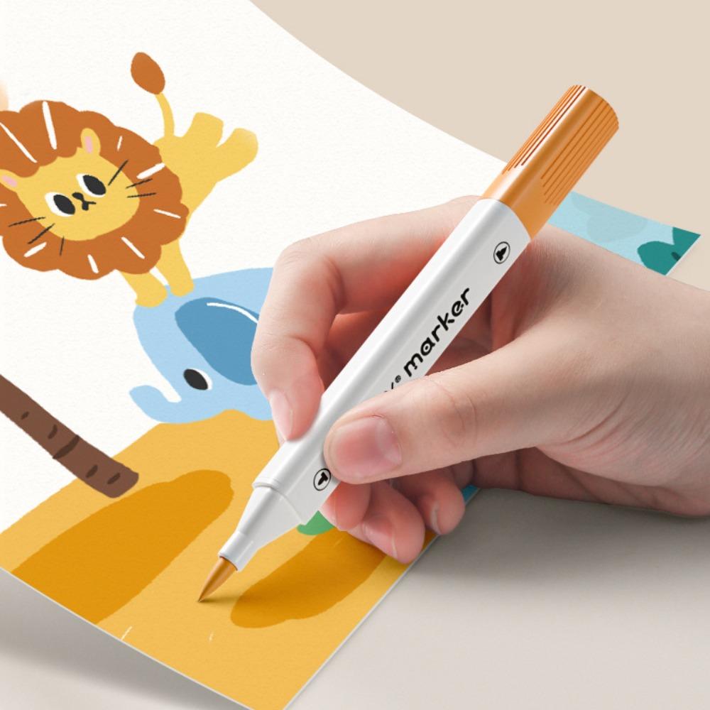 Hook Liner 24/36/48/60/80 Colors Art Marker Pens Child Painting Graffiti Pens DIY Crafts