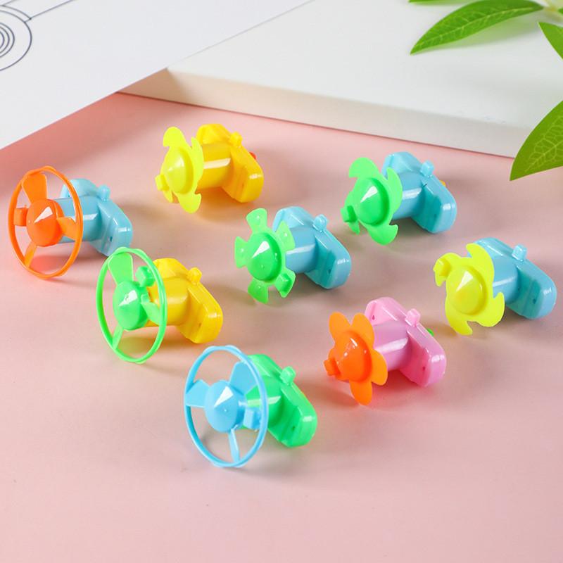Plastic Gyroscope Spin Toy Set For Kids Collectible Toys Classroom Giving Gift