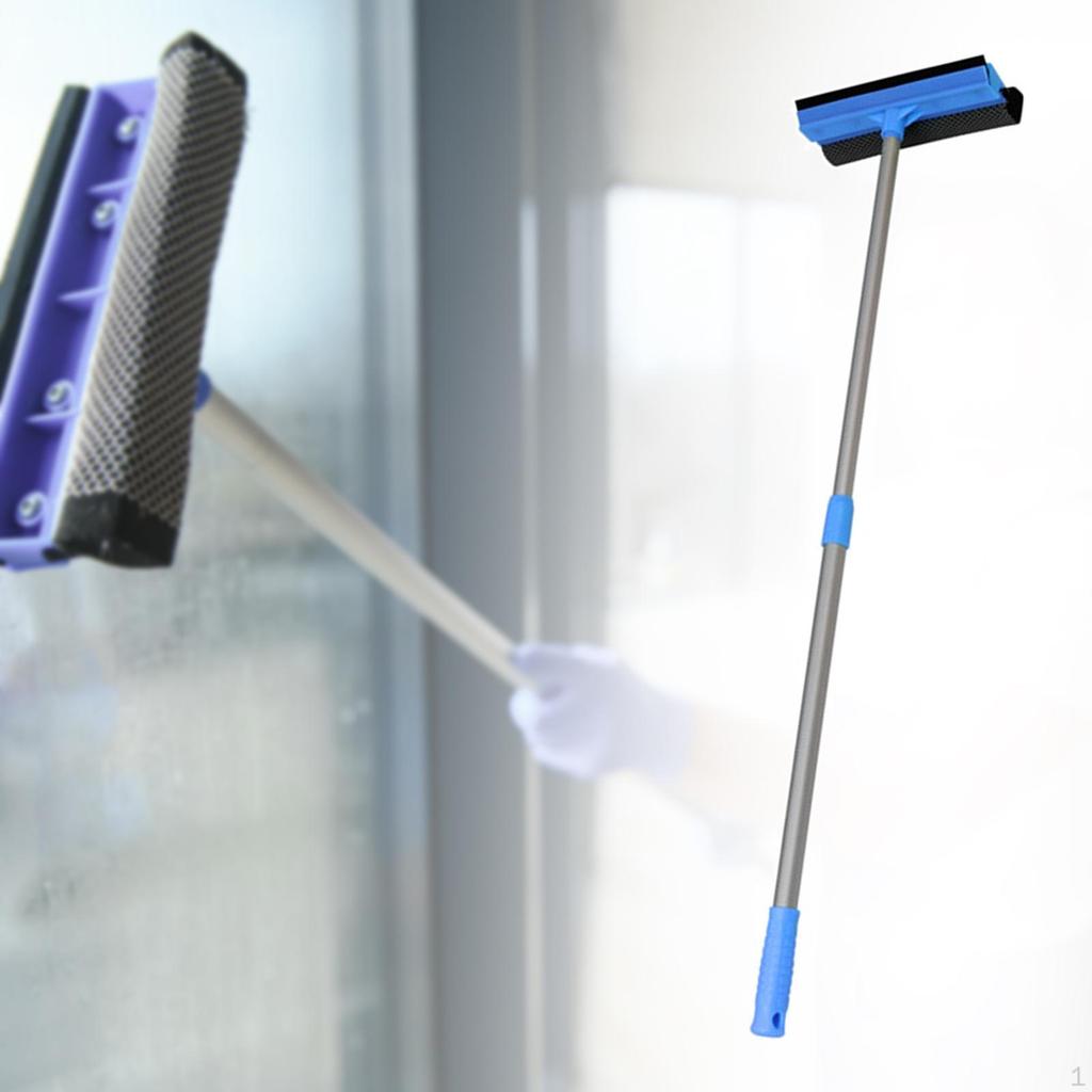 Function Window Cleaner with Squeegee And Brush for Glass Tiles