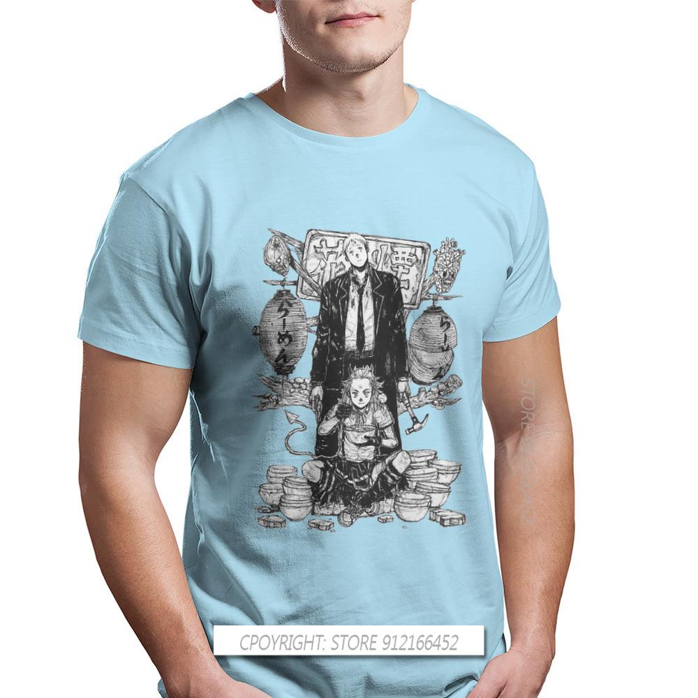 Dorohedoro Caiman Nikaido Manga Anime Novelty TShirt For Men Shin Noi O Neck Pure Cotton T Shirt Gifts Streetwear 3XL